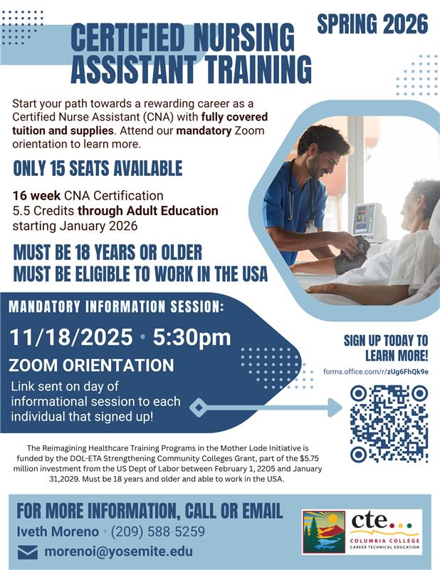 Spring 2026 CNA Flyer