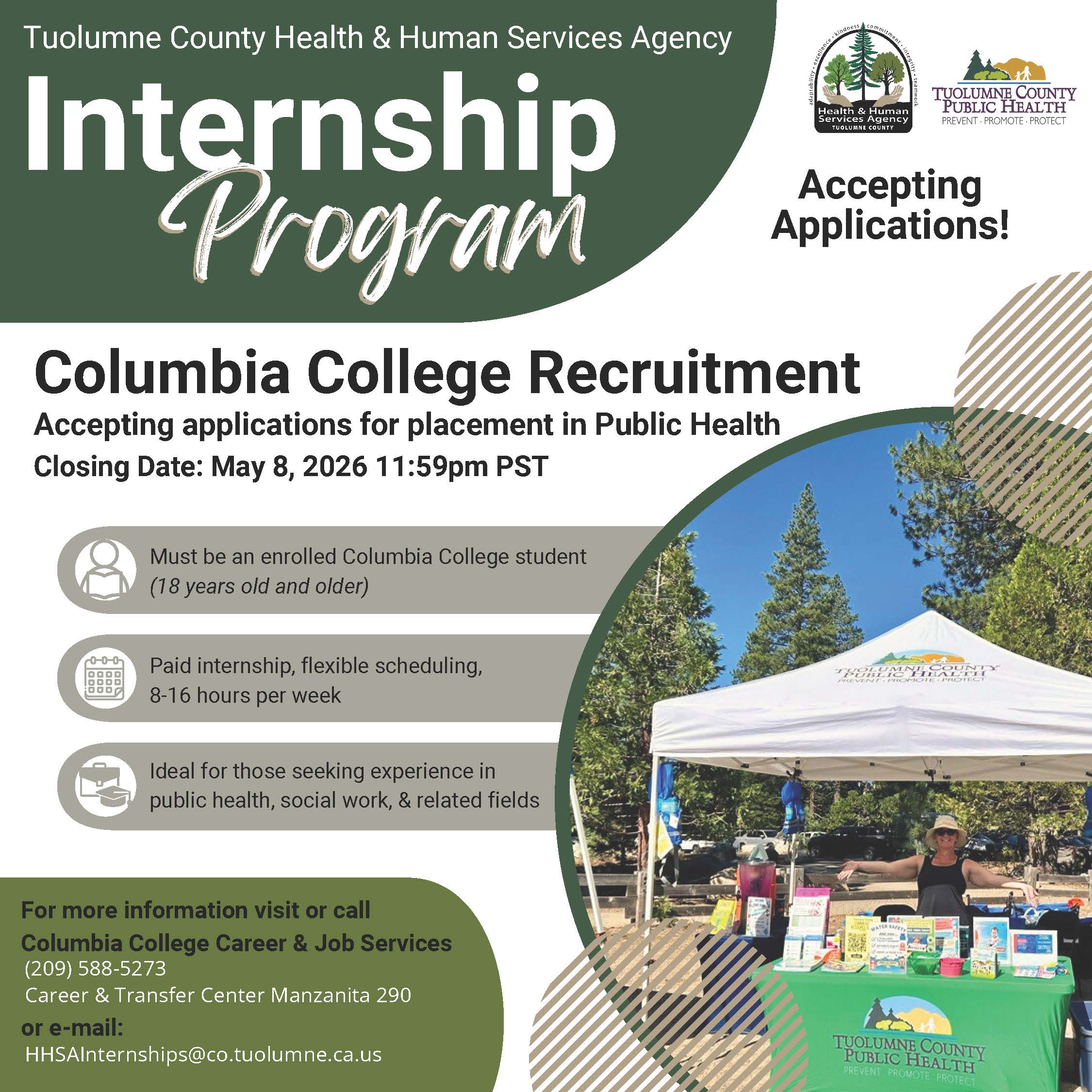 Tuolumne County Health & Human Services Agencies - Public Health Internship