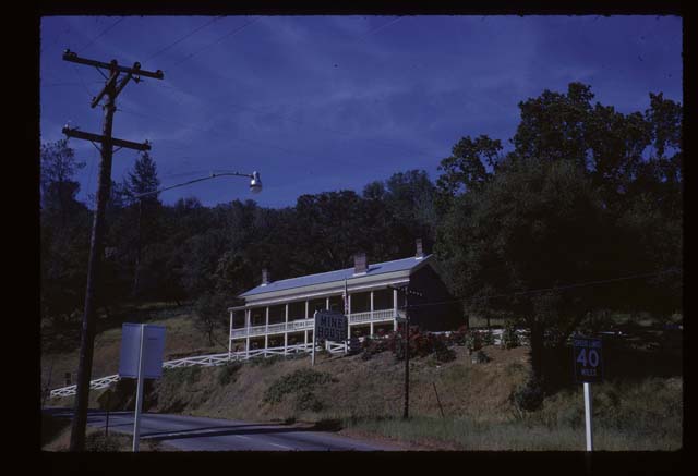 building during dusk