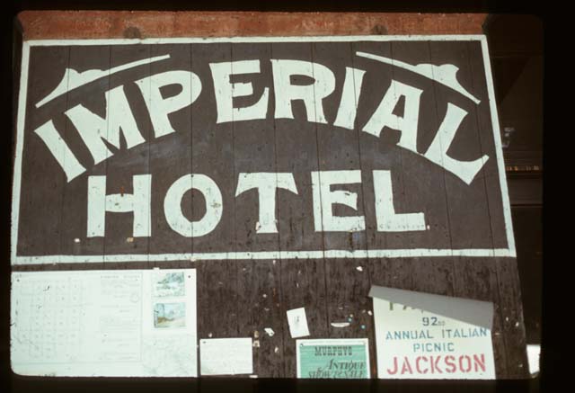 imperial hotel sign