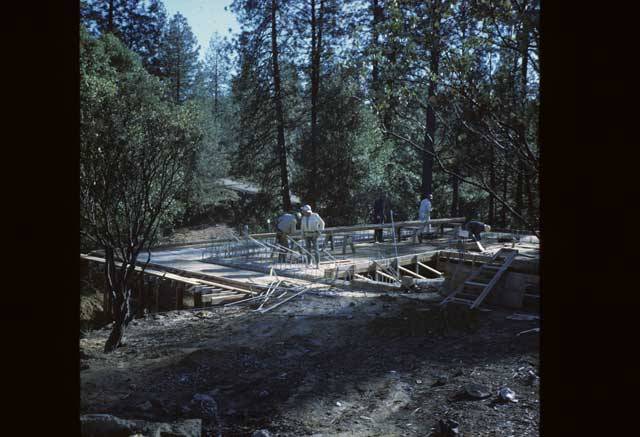 people working of foundation of Buckeye Building