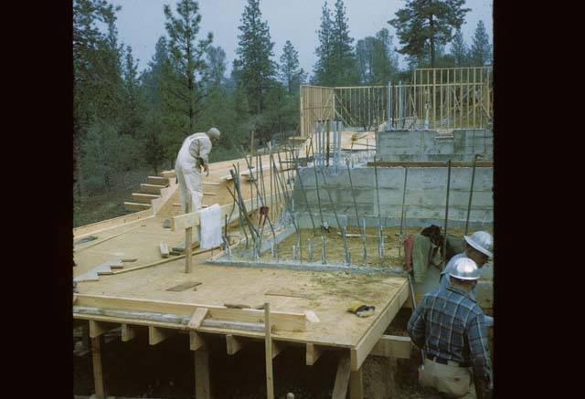 construction workers working on foundation