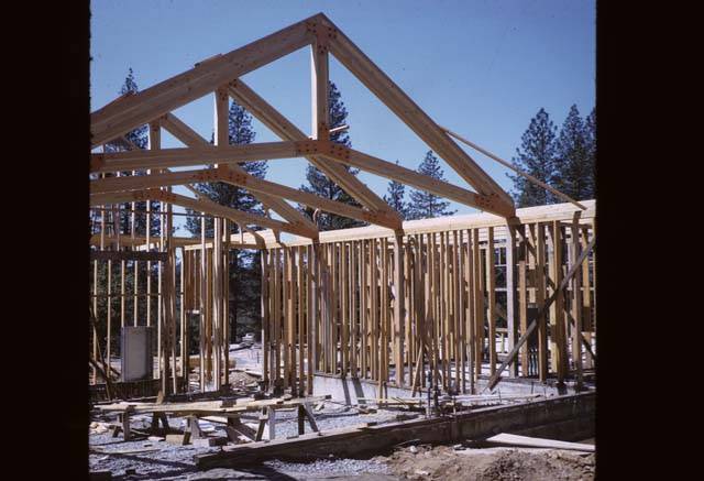 front of Cedar Building construction