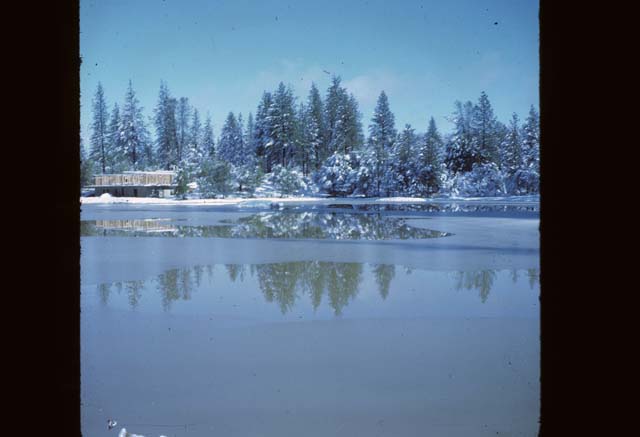 view from other side of lake