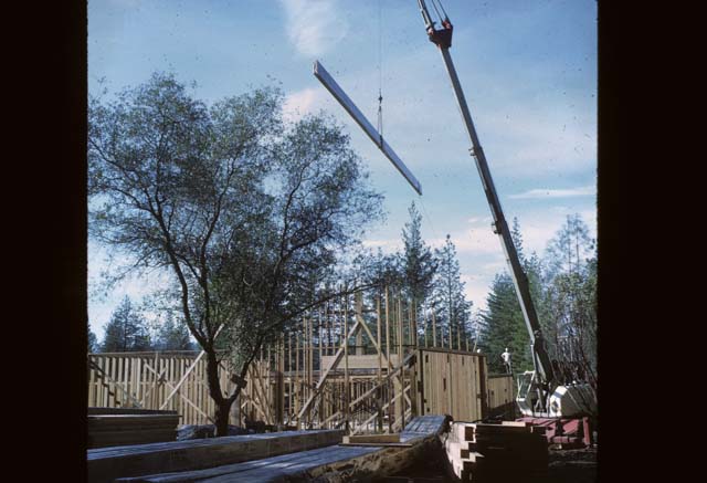 crane over construction site