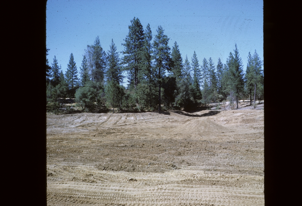 creating the ditch for the lake