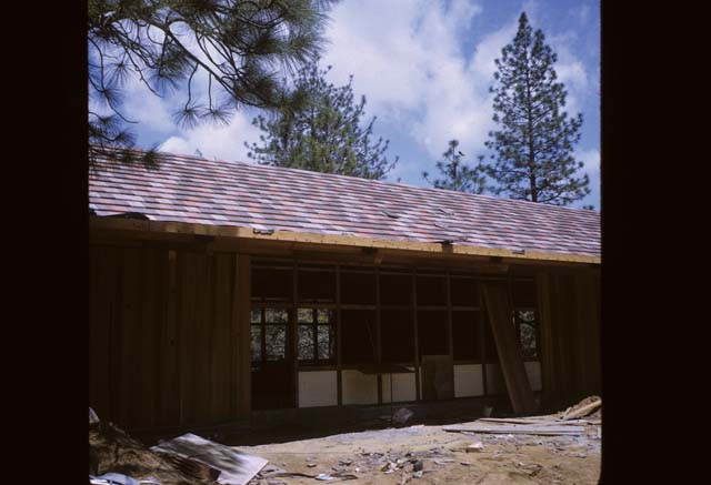 start of outdoor hallway