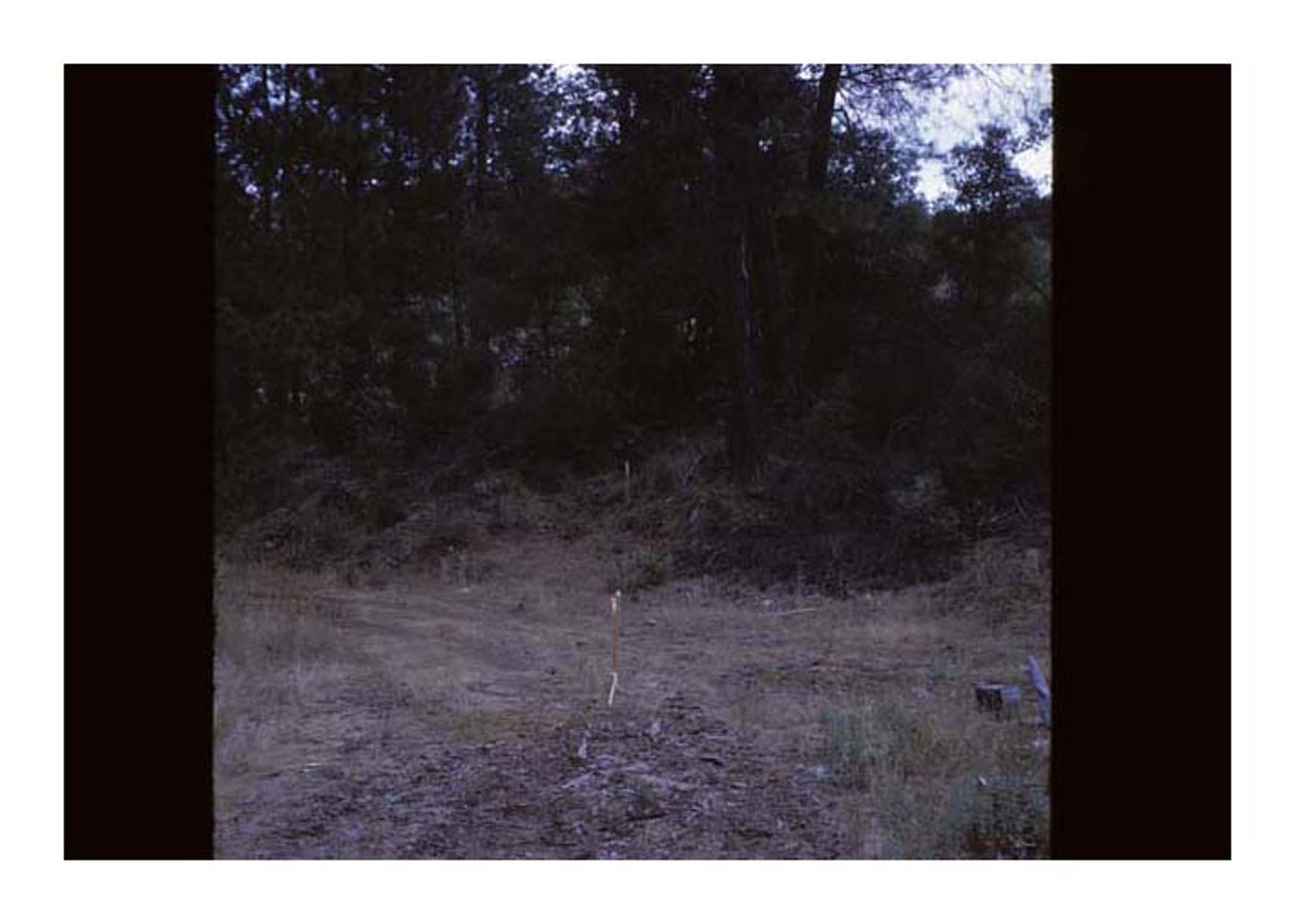 before breaking ground of land