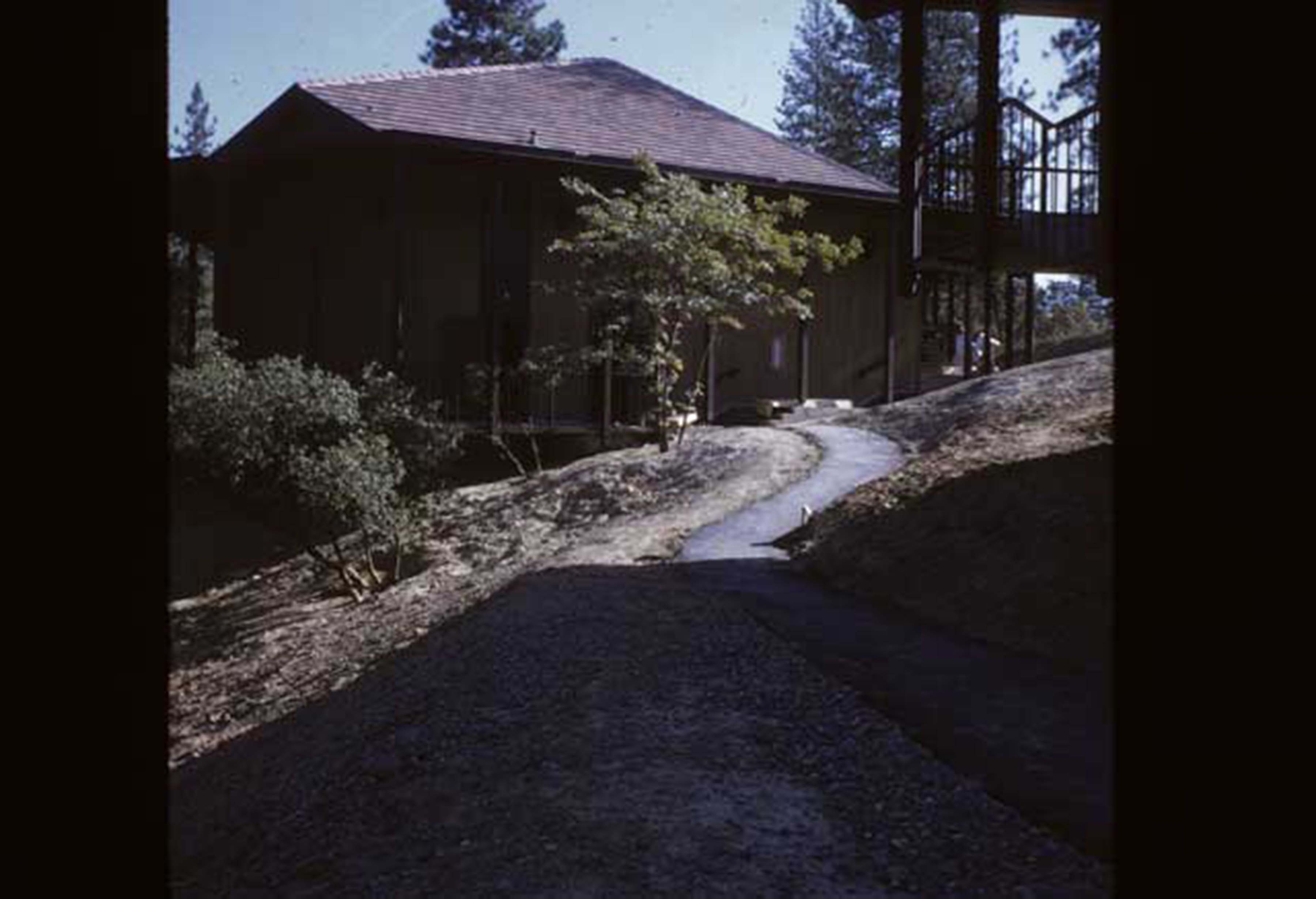 walkway up to building