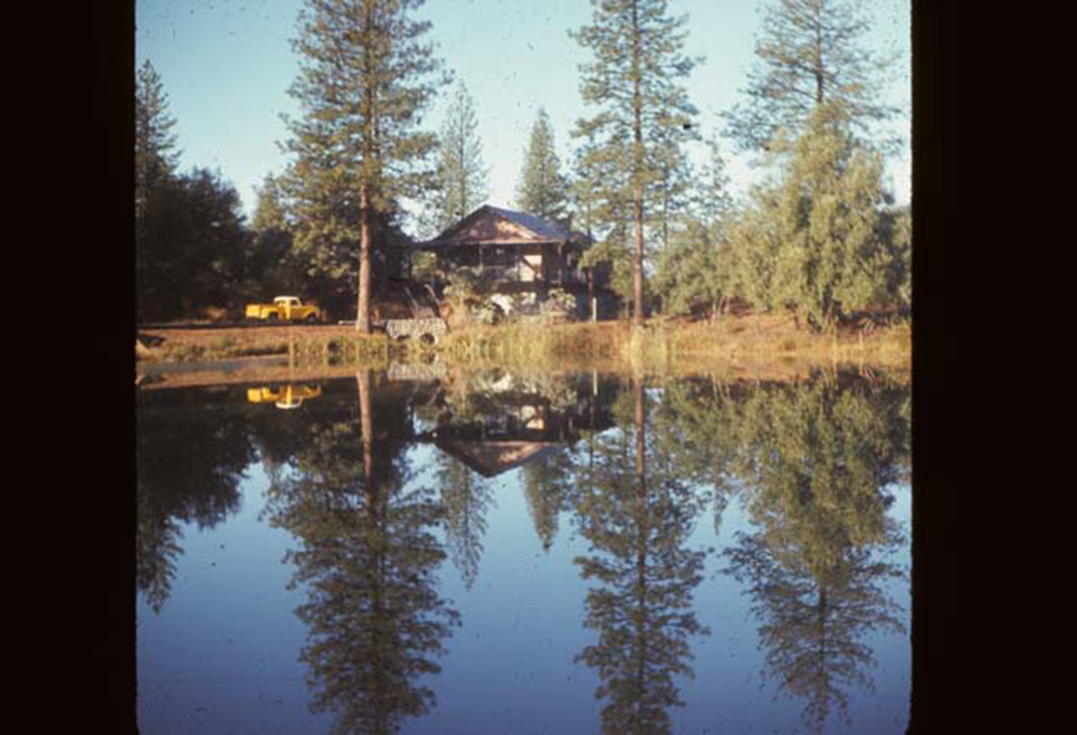 view from across the lake