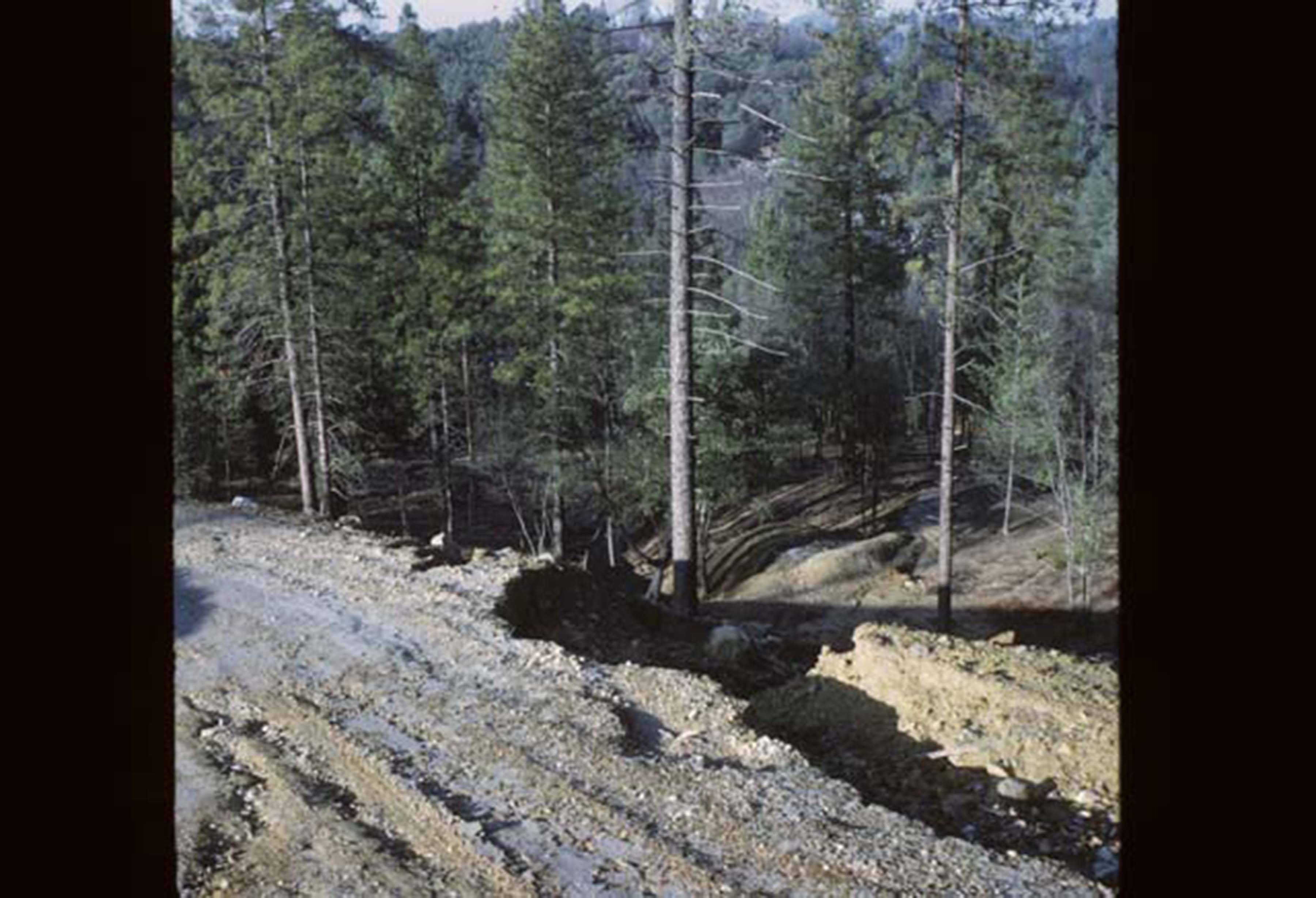 Erosion around campus