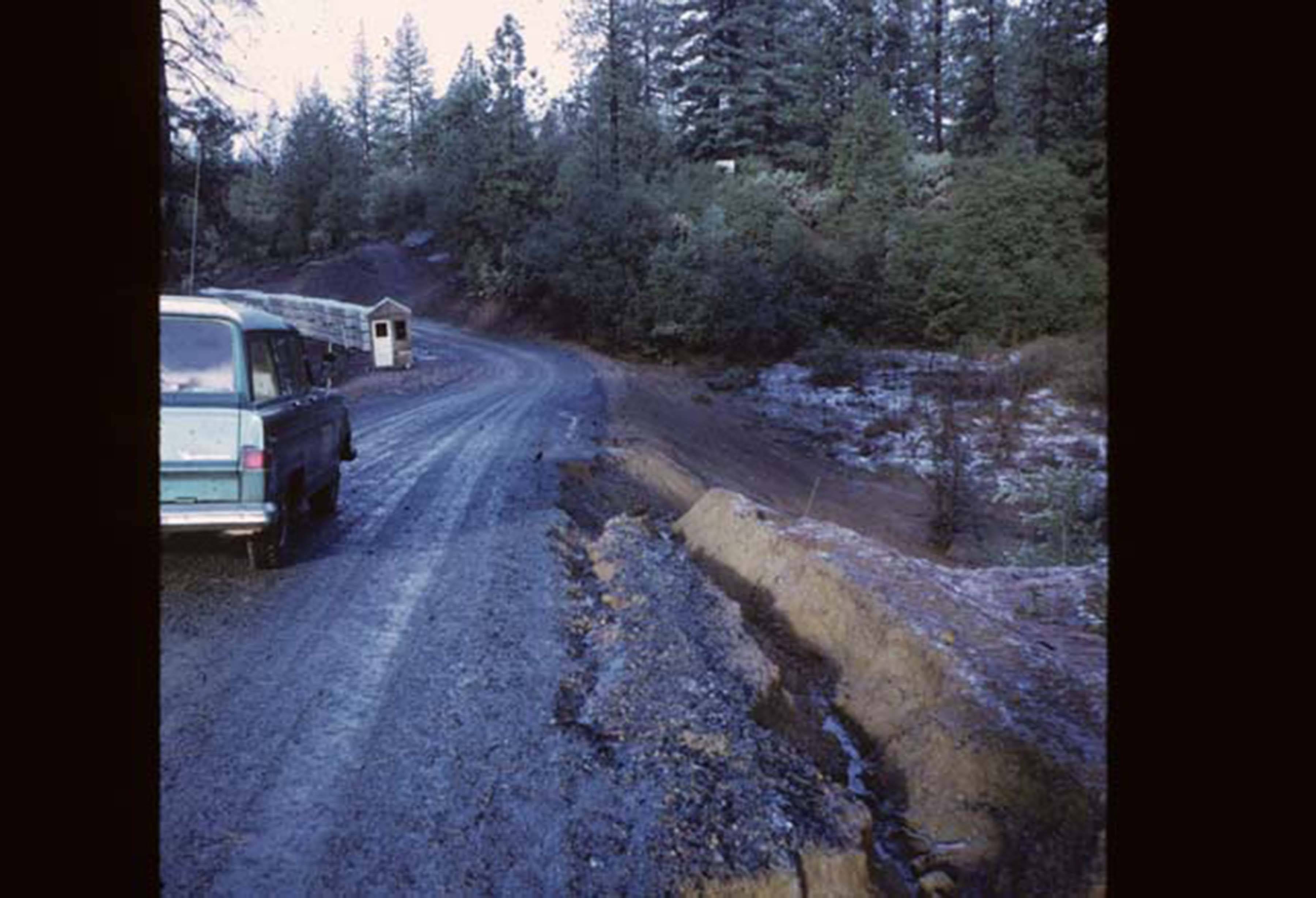 Erosion around campus