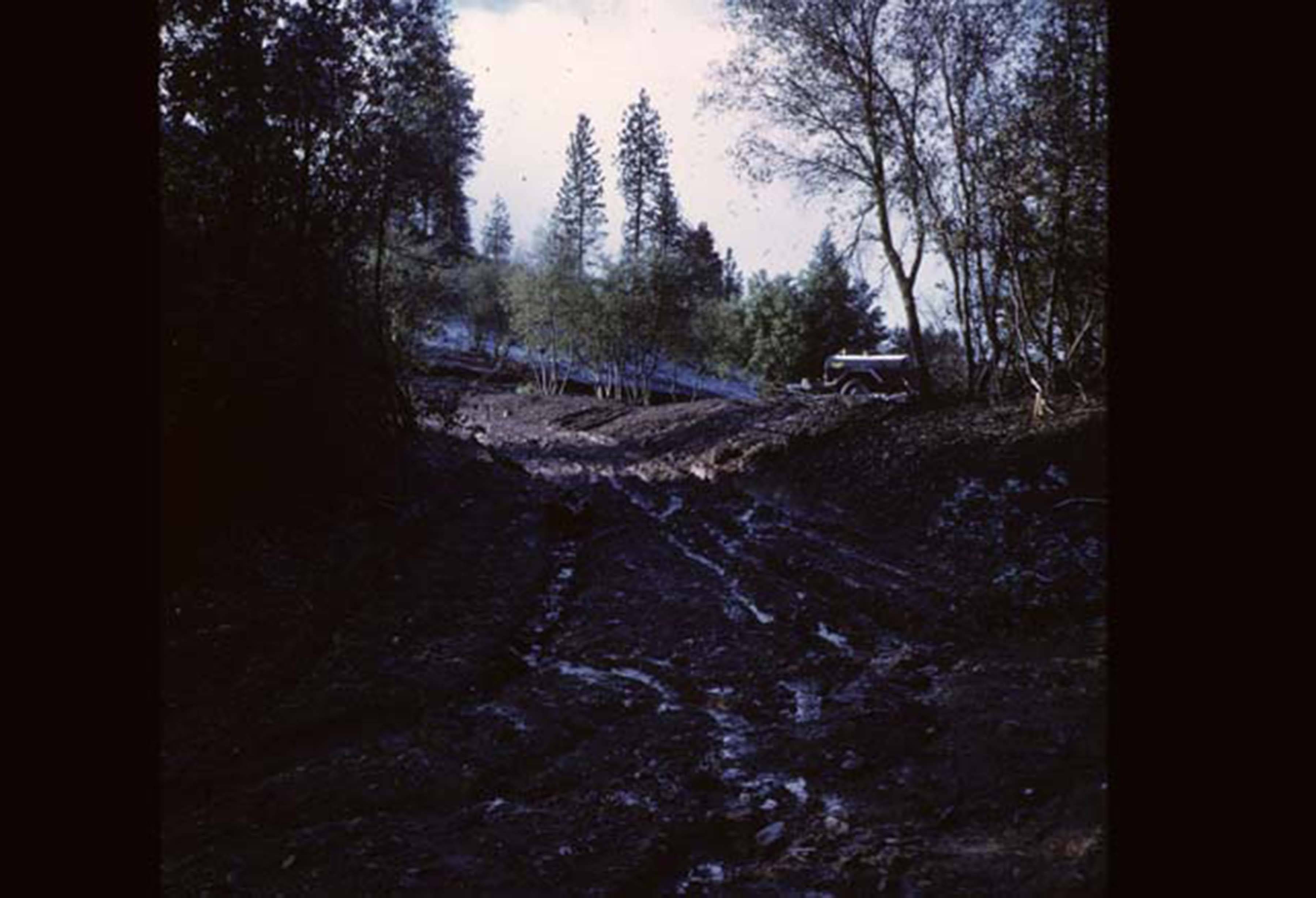 Erosion around campus