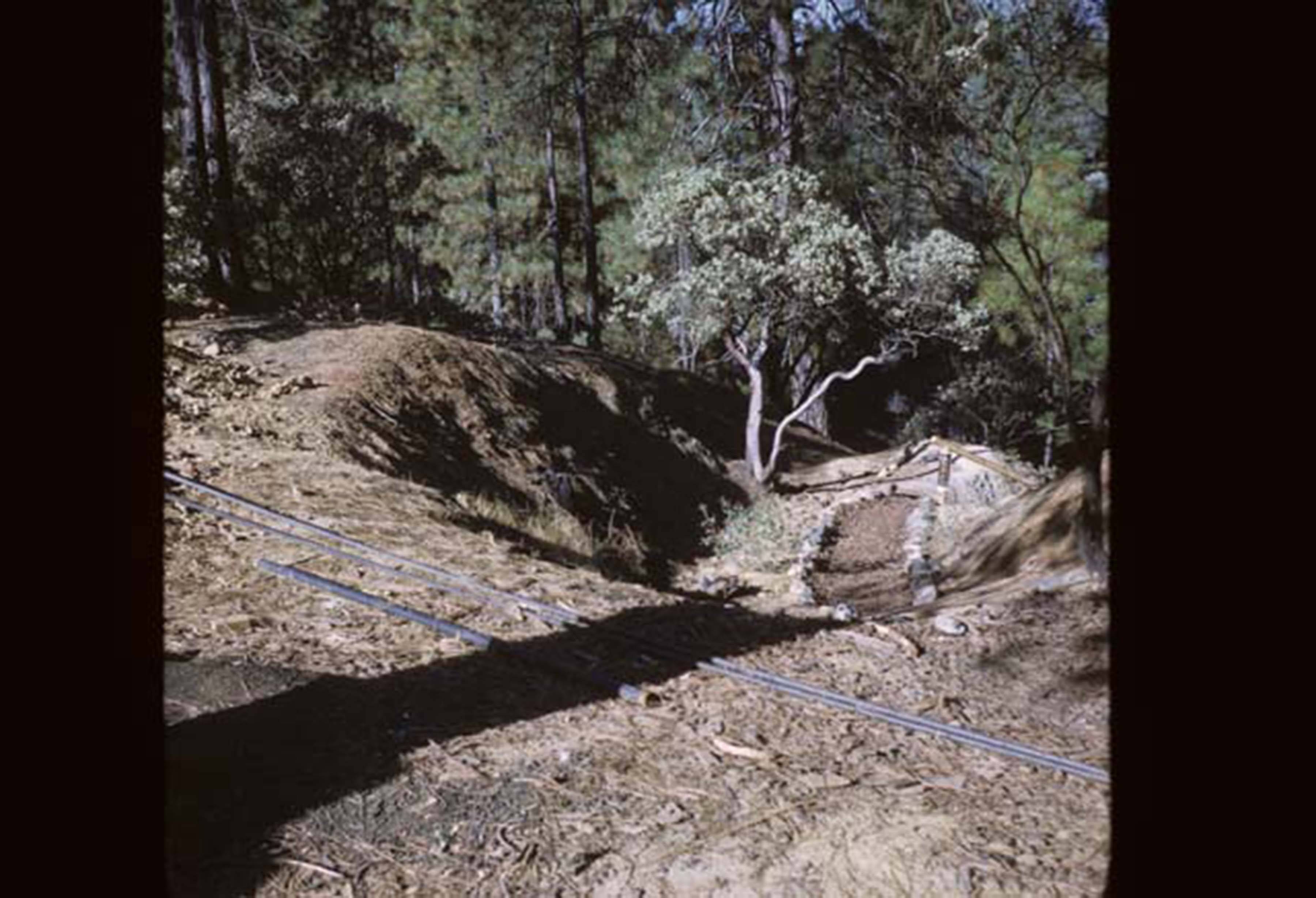 Erosion around campus