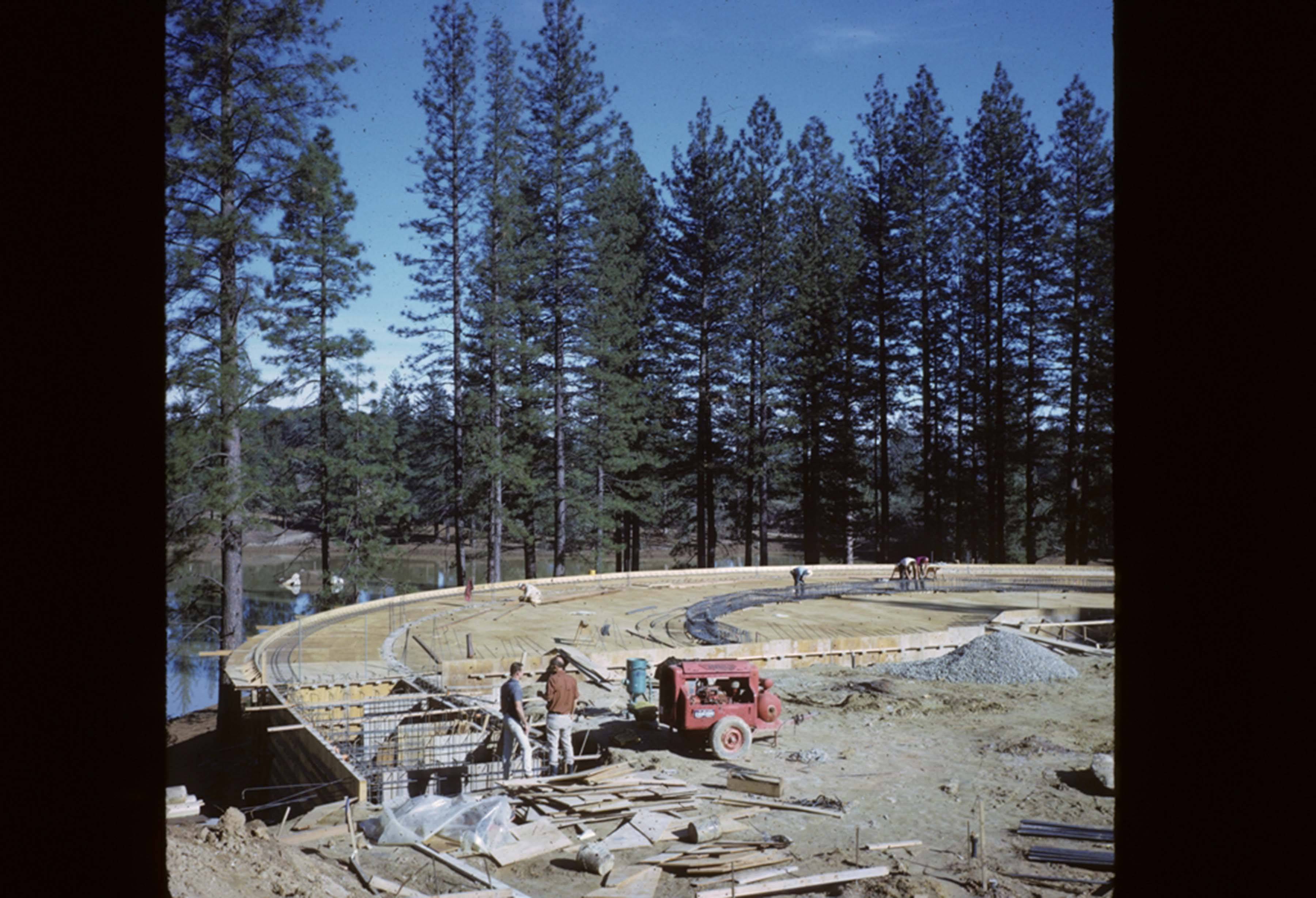 Building foundation of building