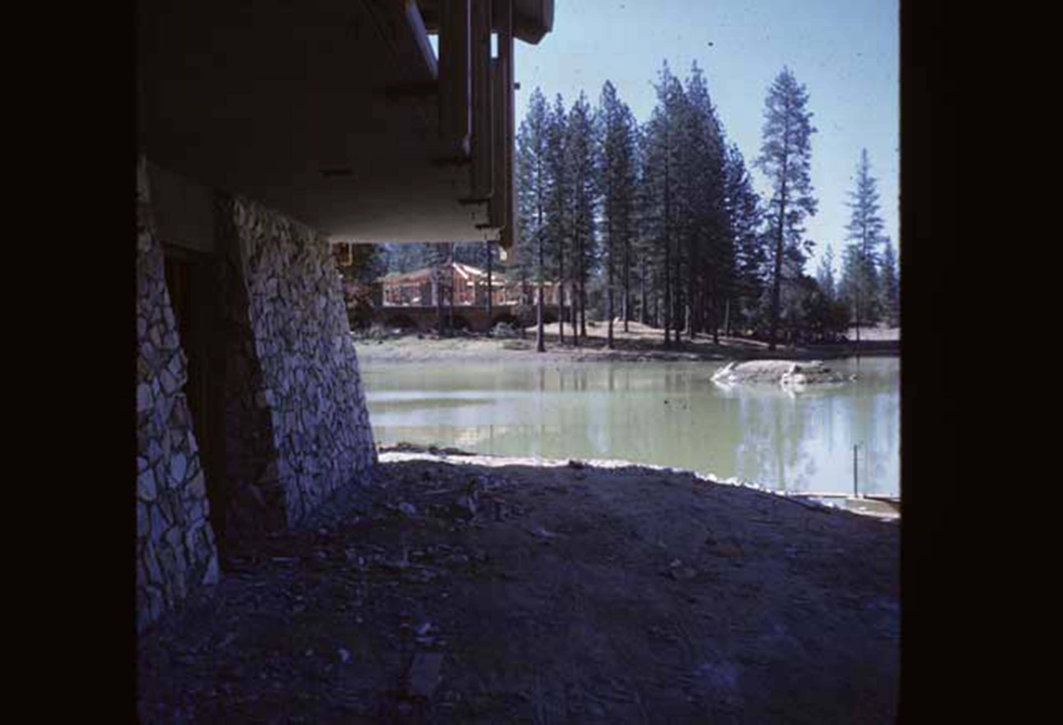 under second floor view of lake