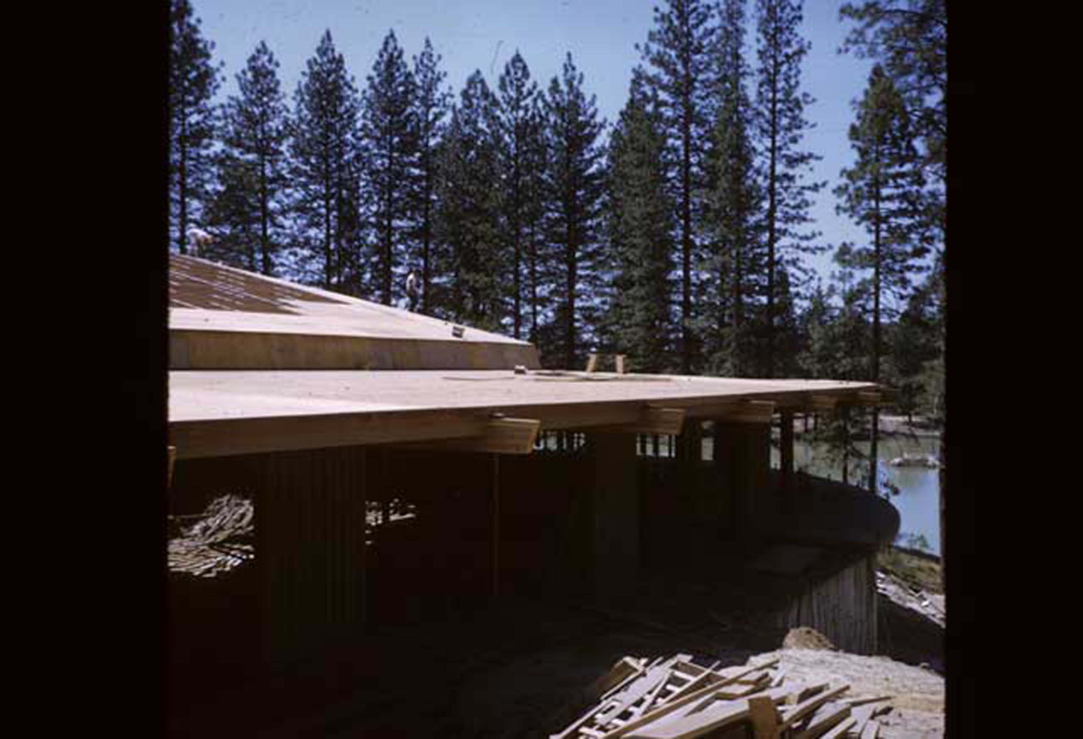 second floor before roofing 