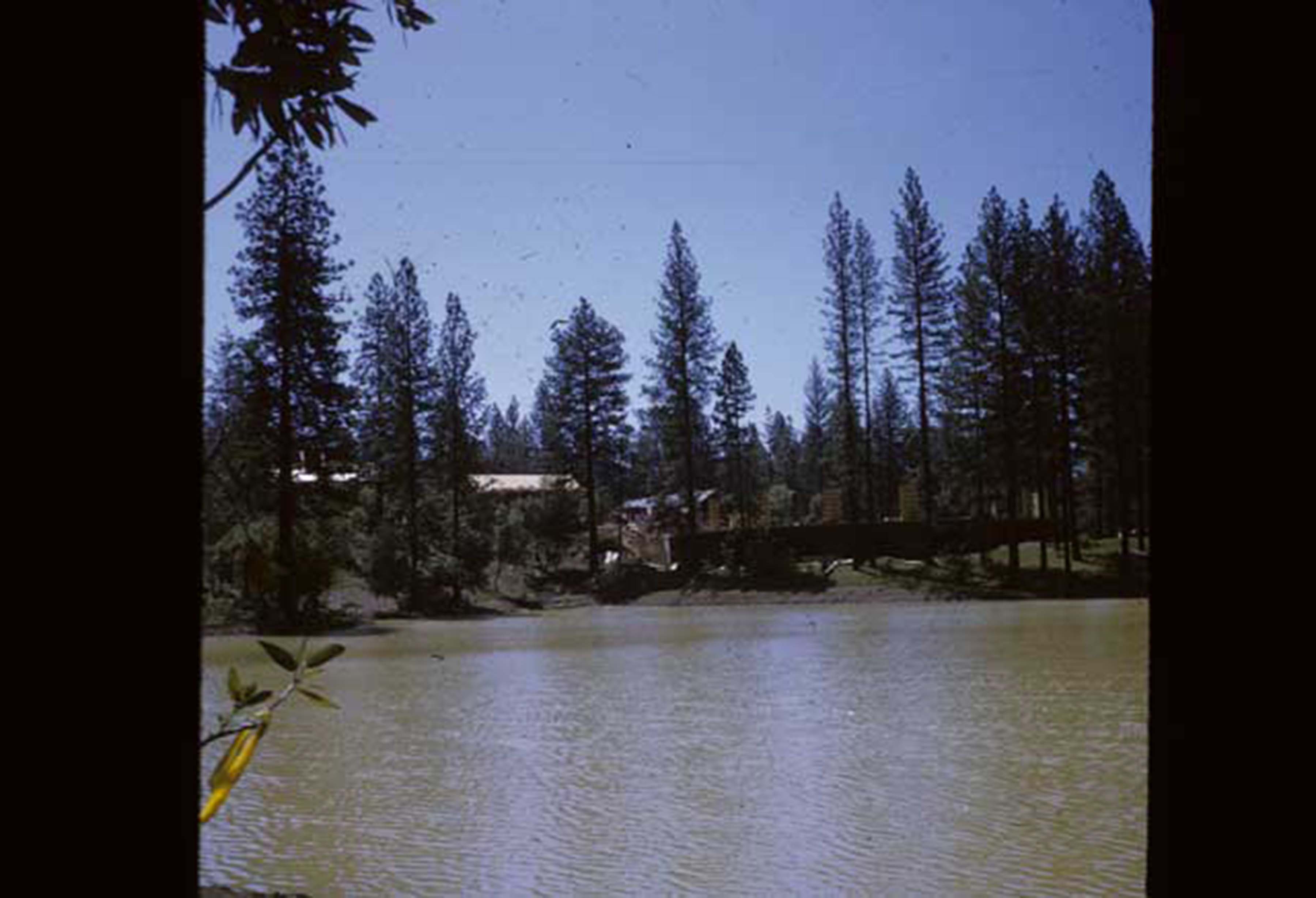 view from across the lake