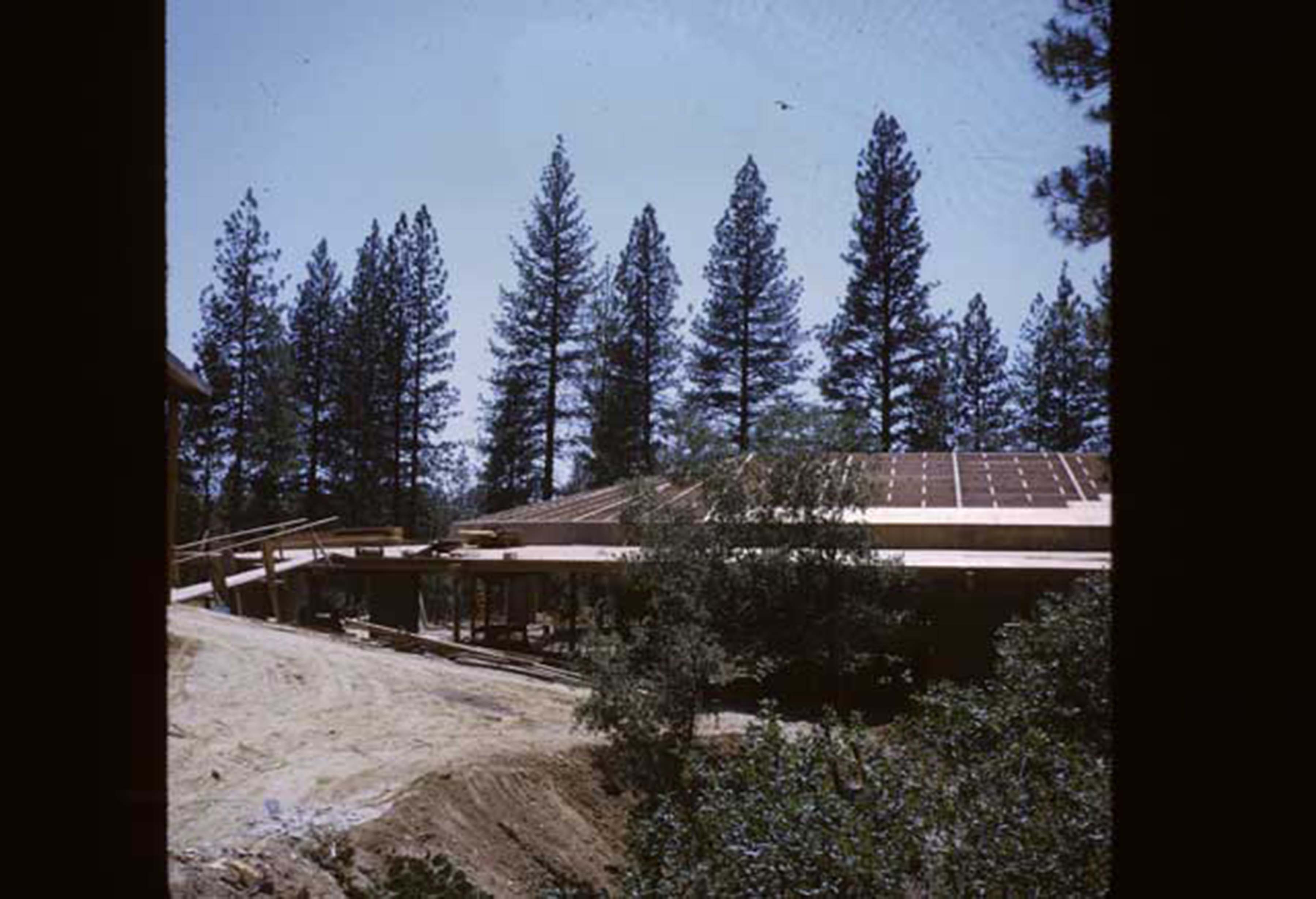 driveway and walkway being paved