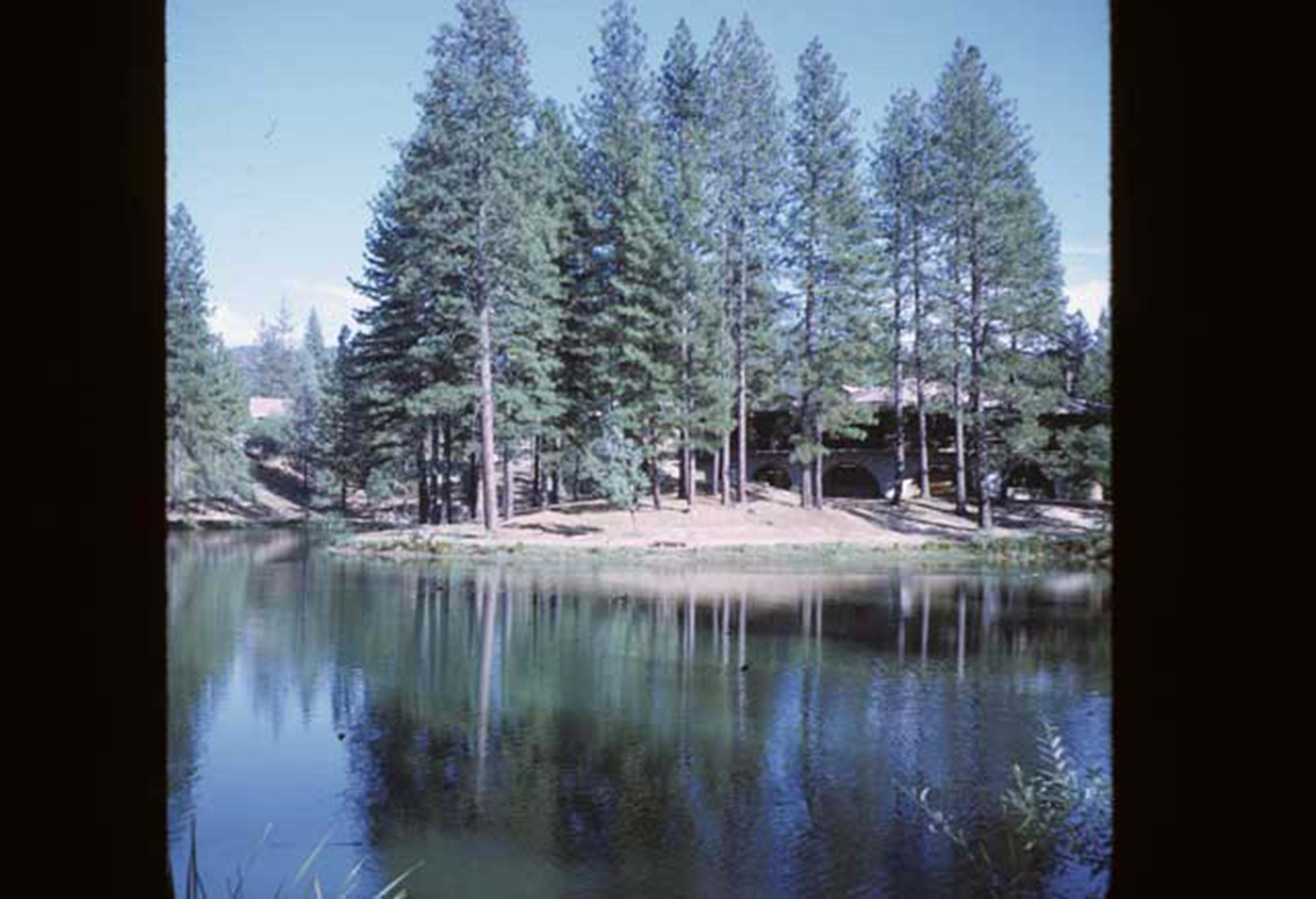 view from across the lake