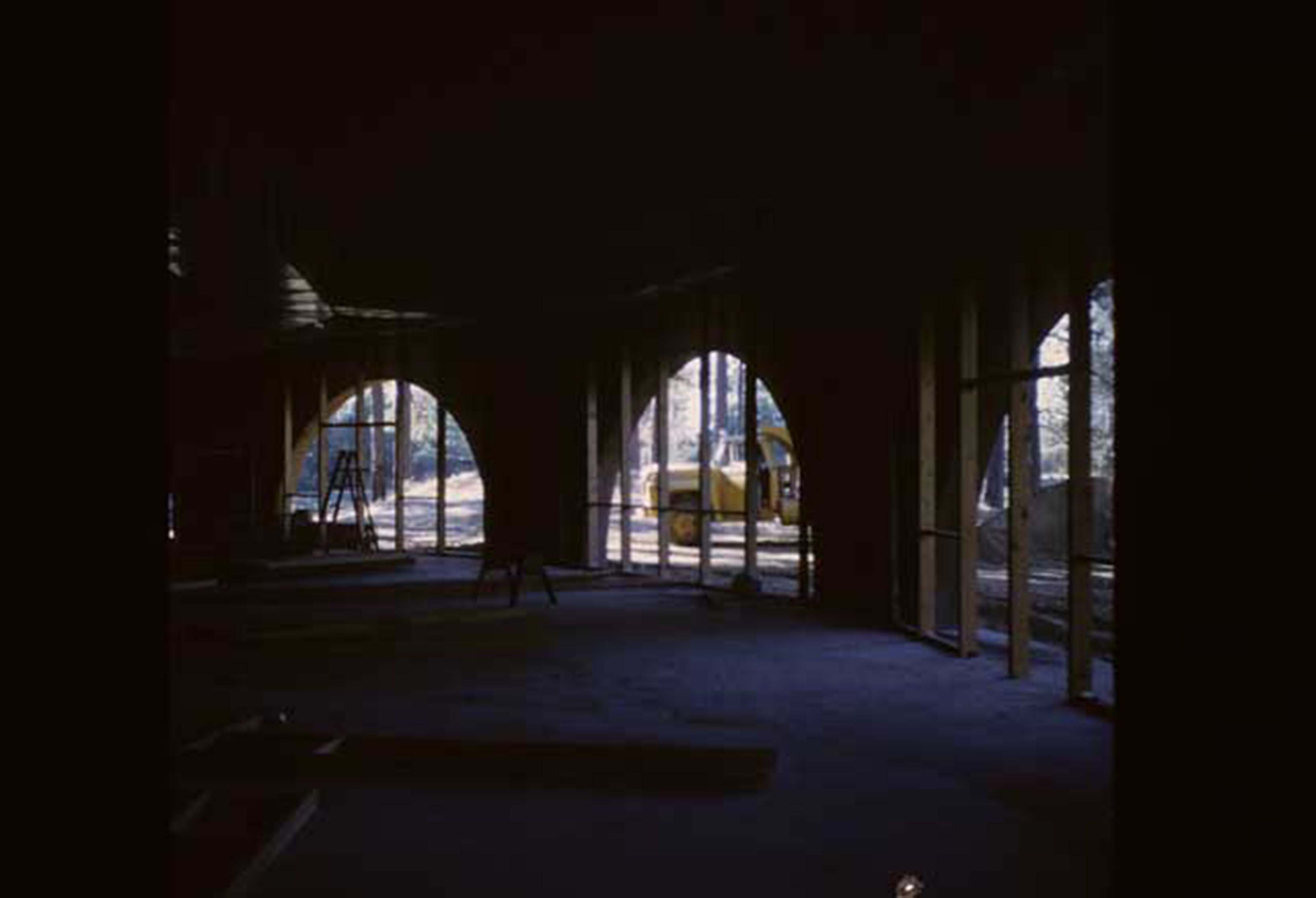 construction from inside first floor