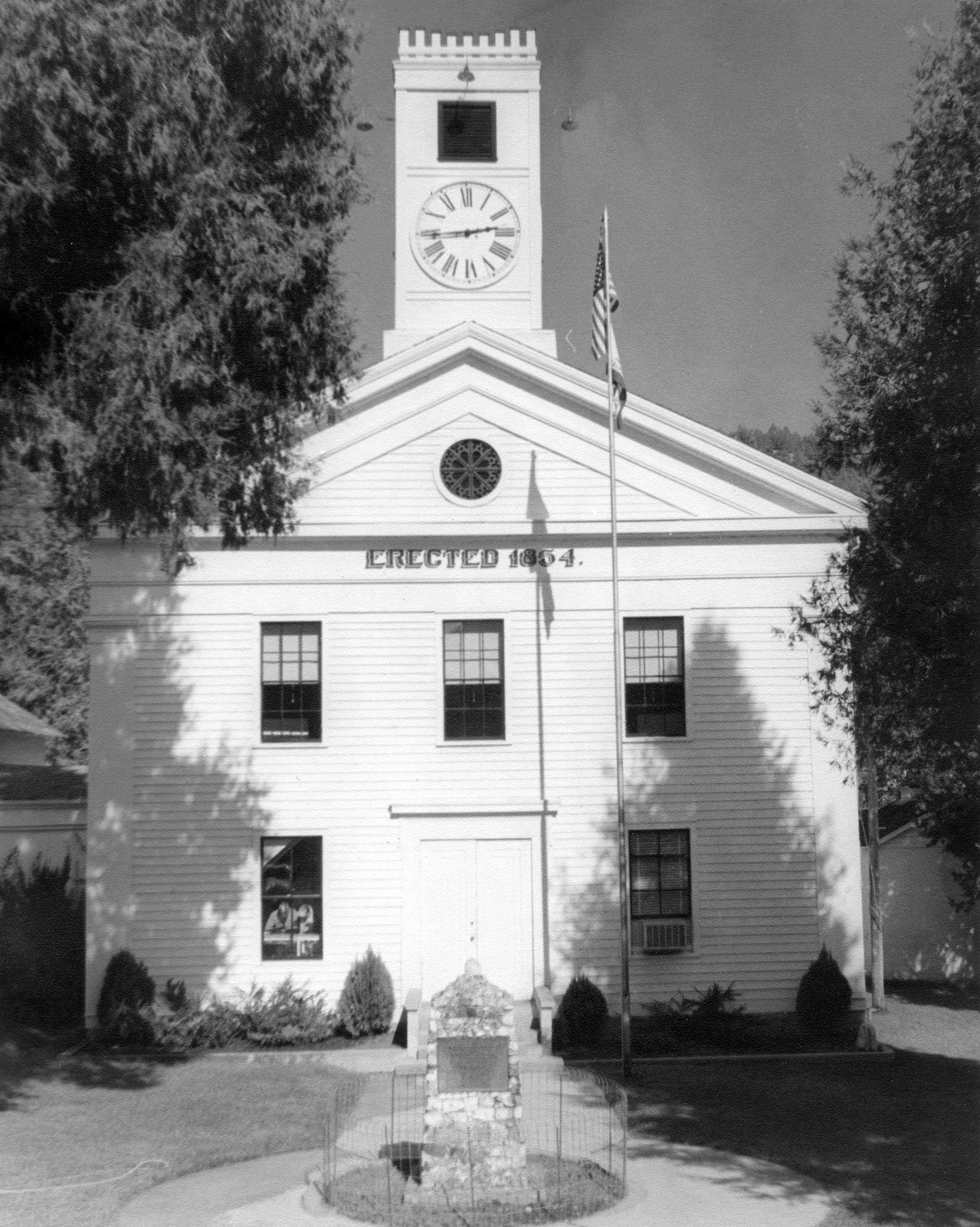 building with clock tower