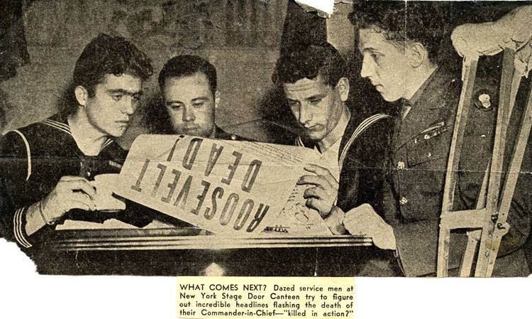 Left to right, Robert Allured, William Dougherty, Henry Mercer, and Sterling Achuff