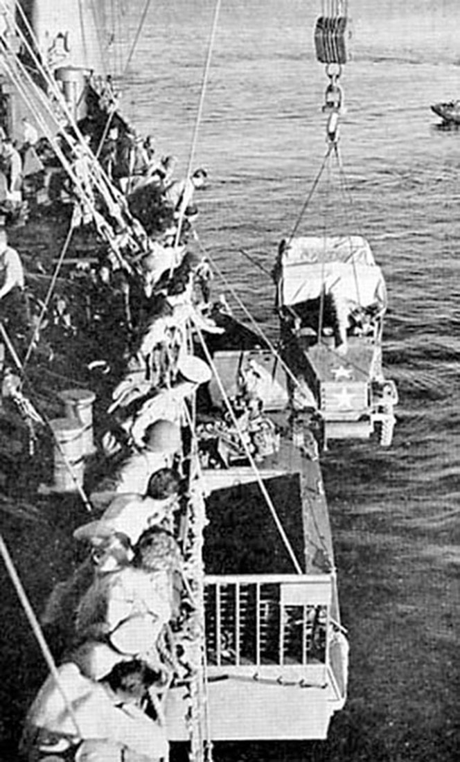 Half-track over the side