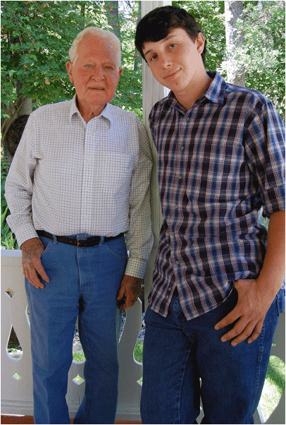 Mr. MacDonald wit Student Interviewer
